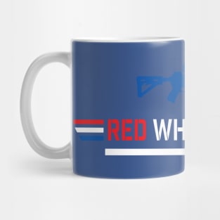 Red White and Pew Mug